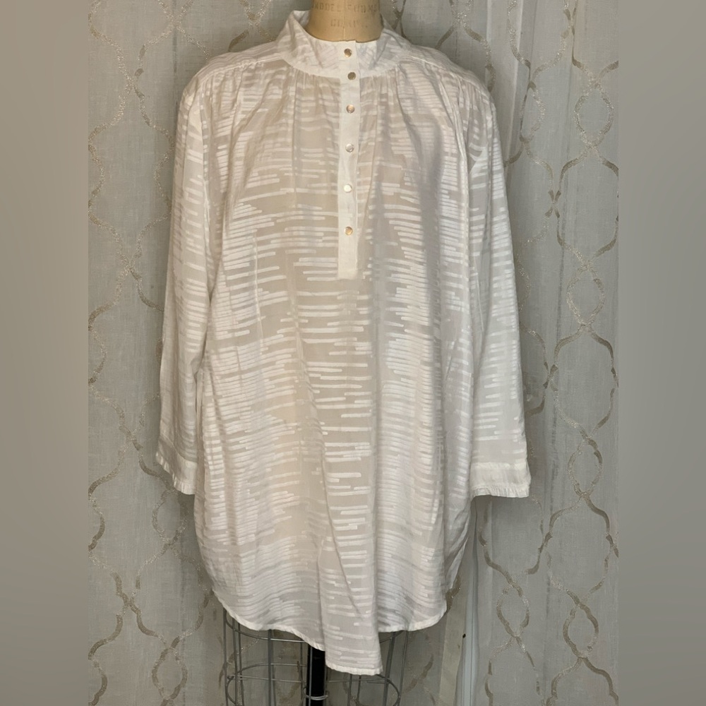 NWT Masai Copenhagen Long White Oversized Top sz XXL